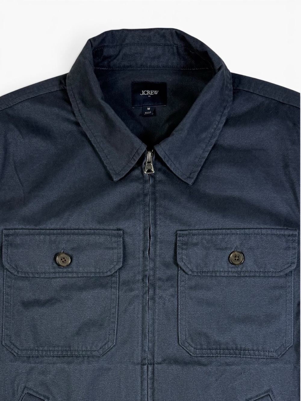 J. Crew Twill Station Jacket Navy Men’s Medium NWOT